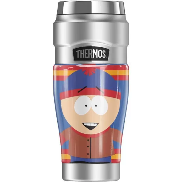 THERMOS South Park Stan STAINLESS KING Stainless Steel Travel Tumbler Vacuum insulated amp Double Wall 16oz16 oz Tumbler STAN