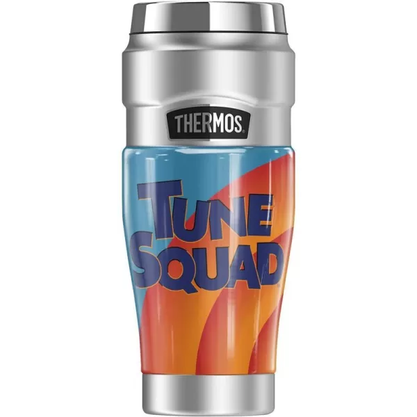 THERMOS Space Jam A New Legacy Logo STAINLESS KING Stainless Steel Travel Tumbler Vacuum insulated amp Double Wall 16oz16 oz Tumbler TOON SQUAD