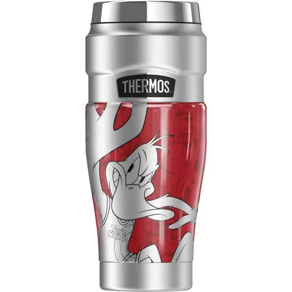 THERMOS Space Jam A New Legacy Metallic Daffy STAINLESS KING Stainless Steel Travel Tumbler Vacuum insulated amp Double Wall 16oz16 oz Tumbler DAFFY