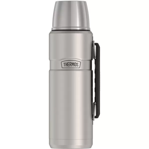 THERMOS Stainless King VacuumInsulated Beverage Bottle 40 Ounce Rustic Red40 Ounce Matte Steel