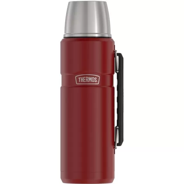 THERMOS Stainless King VacuumInsulated Beverage Bottle 40 Ounce Rustic Red40 Ounce Rustic Red