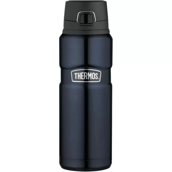 THERMOS Stainless King VacuumInsulated Drink Bottle 24 Ounce Rustic RedBlue