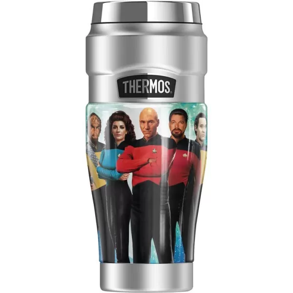 THERMOS Star Trek Next Generation Crew STAINLESS KING Stainless Steel Travel Tumbler Vacuum insulated amp Double Wall 16ozTHERMOS Star Trek Next Generation Crew STAINLESS KING Stainless Steel Travel Tumbler Vacuum insulated amp Double Wall 16oz