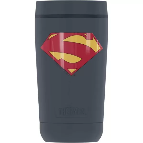 THERMOS Superman New 52 Shield Logo GUARDIAN COLLECTION Stainless Steel Travel Tumbler Vacuum insulated amp Double Wall 12oz12 oz Tumbler 52 Shield Logo