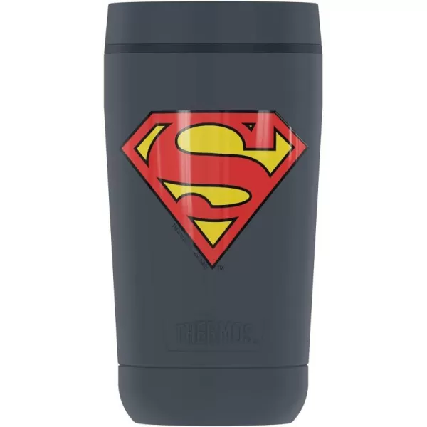 THERMOS Superman New 52 Shield Logo GUARDIAN COLLECTION Stainless Steel Travel Tumbler Vacuum insulated amp Double Wall 12oz12 oz Tumbler CLASSIC LOGO SHIELD