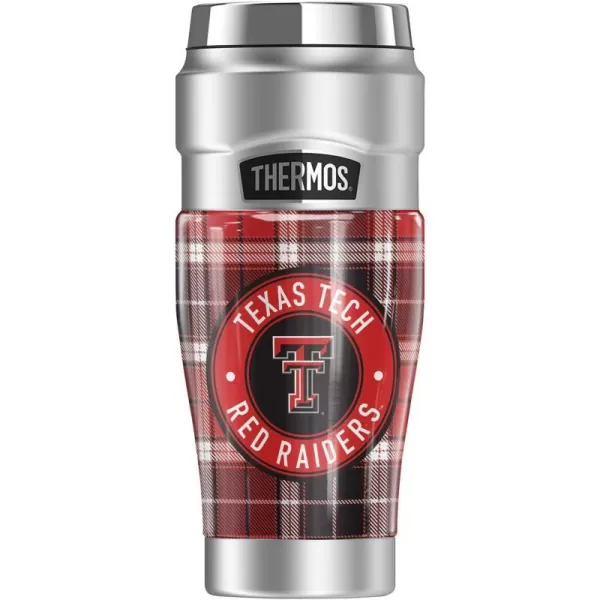 THERMOS Texas Tech University OFFICIAL Plaid STAINLESS KING Stainless Steel Travel Tumbler Vacuum insulated amp Double Wall 16ozTHERMOS Texas Tech University OFFICIAL Plaid STAINLESS KING Stainless Steel Travel Tumbler Vacuum insulated amp Double Wall 16oz