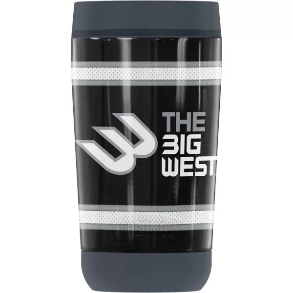 THERMOS The Big West OFFICIAL Big West Jersey Stripes Black GUARDIAN COLLECTION Stainless Steel Travel Tumbler Vacuum insulated amp Double Wall 12 oz12 oz Tumbler BIG WEST JERSEY STRIPES BLACK