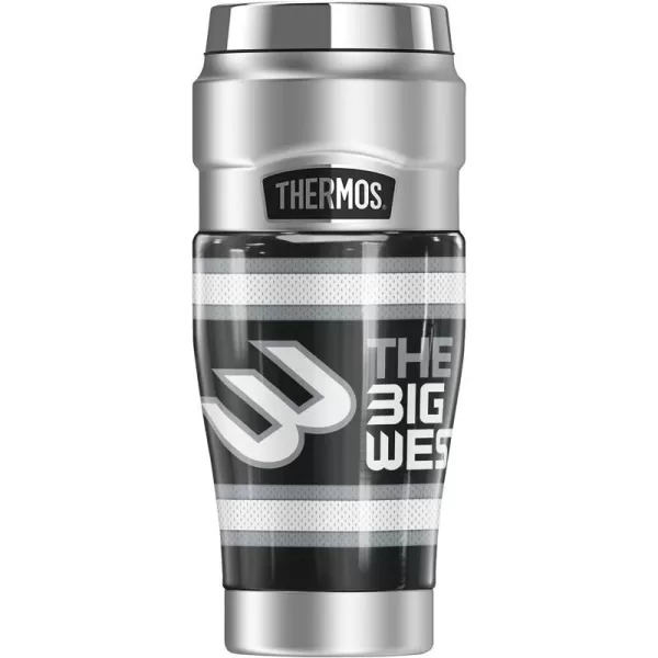 THERMOS The Big West OFFICIAL Big West Jersey Stripes Black STAINLESS KING Stainless Steel Travel Tumbler Vacuum insulated amp Double Wall 16oz16 oz Tumbler BIG WEST JERSEY STRIPES BLACK