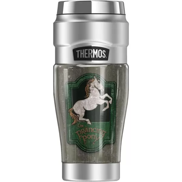 THERMOS The Lord Of The Rings The Prancing Pony STAINLESS KING Stainless Steel Travel Tumbler Vacuum insulated amp Double Wall 16oz1 Count Pack of 1 The Prancing Pony