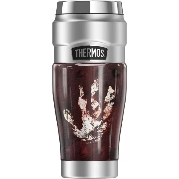 THERMOS The Lord of The Rings Hand Of Saruman Sigil STAINLESS KING Stainless Steel Travel Tumbler Vacuum insulated amp Double Wall 16oz16 oz Tumbler HAND OF SARUMAN SIGIL