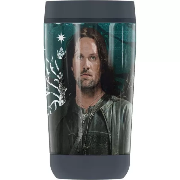 THERMOS The Lord of The Rings Lothlorien GUARDIAN COLLECTION Stainless Steel Travel Tumbler Vacuum insulated amp Double Wall 12 oz12 oz Tumbler ARAGORN