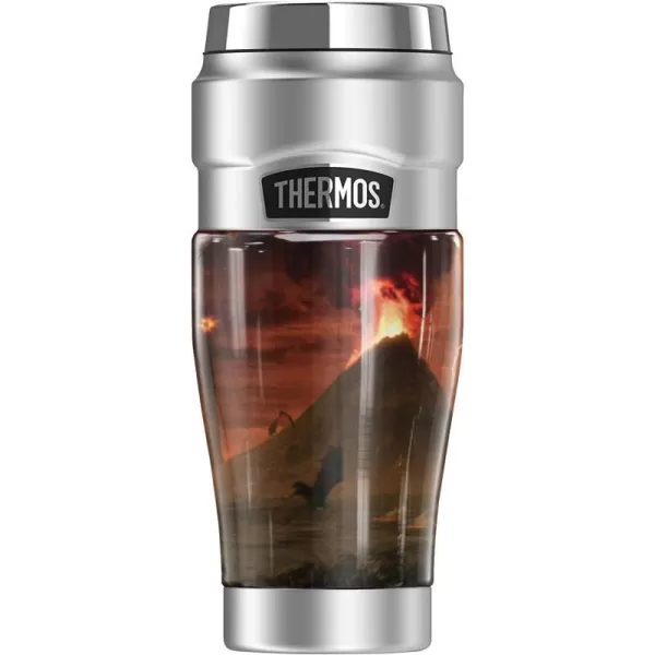 THERMOS The Lord of The Rings Rivendell STAINLESS KING Stainless Steel Travel Tumbler Vacuum insulated amp Double Wall 16oz16 oz Tumbler MORDOR