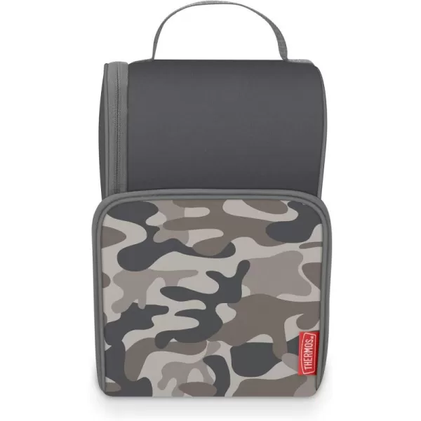 THERMOS Tween Dual Lunch Box Blue Tie DyeOne Size Gray Camo