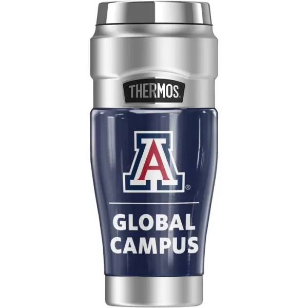 THERMOS University of Arizona Global Campus OFFICIAL Primary Logo STAINLESS KING Stainless Steel Drink Bottle Vacuum insulated amp Double Wall 24oz16 oz Tumbler PRIMARY LOGO