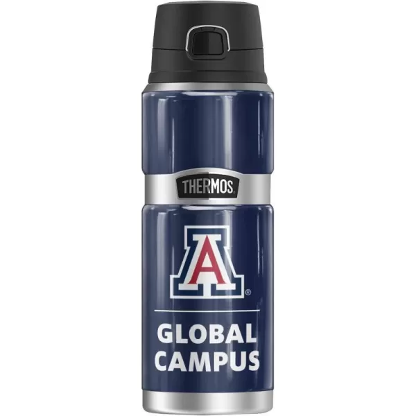 THERMOS University of Arizona Global Campus OFFICIAL Primary Logo STAINLESS KING Stainless Steel Drink Bottle Vacuum insulated amp Double Wall 24oz24 oz Bottle PRIMARY LOGO