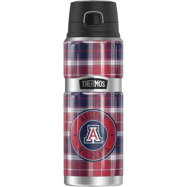 THERMOS University of Arizona OFFICIAL Alumni STAINLESS KING Stainless Steel Drink Bottle Vacuum insulated amp Double Wall 24oz24 oz Bottle ALUMNI