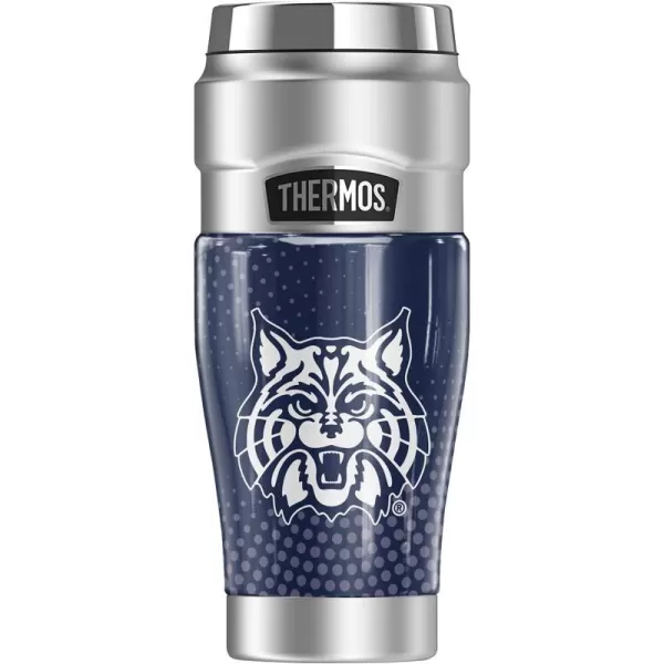 THERMOS University of Arizona OFFICIAL TieDye STAINLESS KING Stainless Steel Travel Tumbler Vacuum insulated amp Double Wall 16oz16 oz Tumbler RADIAL DOTS