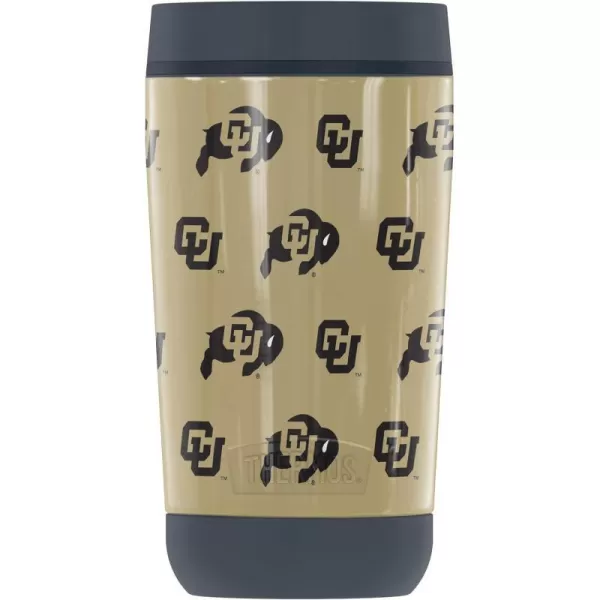 THERMOS University of Colorado OFFICIAL Radial Dots GUARDIAN COLLECTION Stainless Steel Travel Tumbler Vacuum insulated amp Double Wall 12 oz12 oz Tumbler LOGO PATTERN