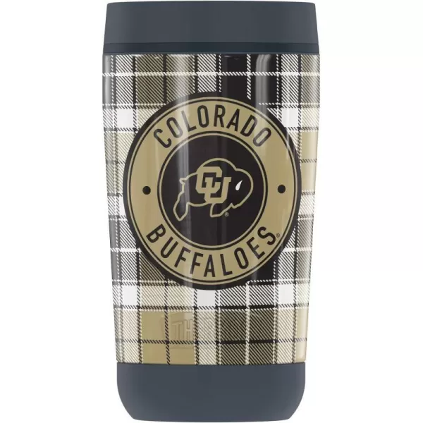 THERMOS University of Colorado OFFICIAL Radial Dots GUARDIAN COLLECTION Stainless Steel Travel Tumbler Vacuum insulated amp Double Wall 12 oz12 oz Tumbler PLAID