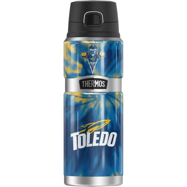 THERMOS University of Toledo OFFICIAL TieDye STAINLESS KING Stainless Steel Drink Bottle Vacuum insulated amp Double Wall 24oz24 oz Bottle TIEDYE