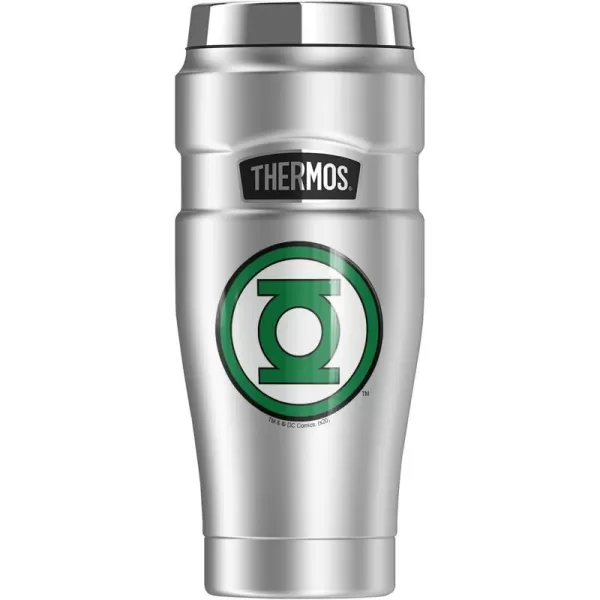 16 oz Tumbler Green Lantern Circle Logo