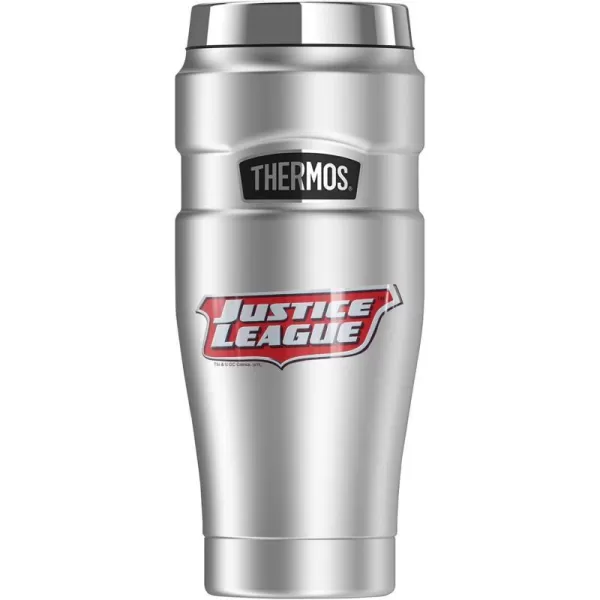 16 oz Tumbler Justice League Logo