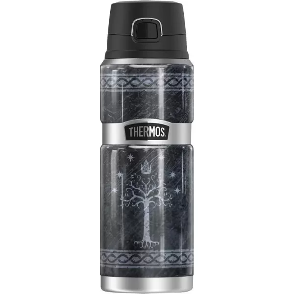 The Lord of The Rings Hand Of Saruman Sigil THERMOS STAINLESS KING Stainless Steel Drink Bottle Vacuum insulated amp Double Wall 24oz24 oz Bottle TREE OF GONDOR SIGIL