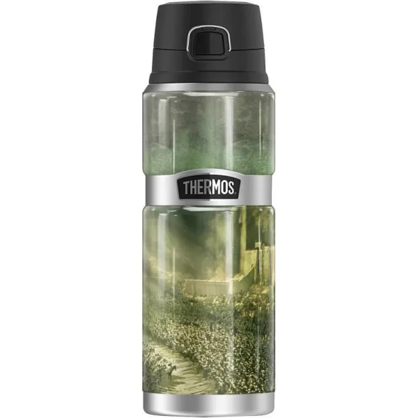 The Lord of The Rings The Mines Of Moria THERMOS STAINLESS KING Stainless Steel Drink Bottle Vacuum insulated amp Double Wall 24oz24 oz Bottle HELMS DEEP