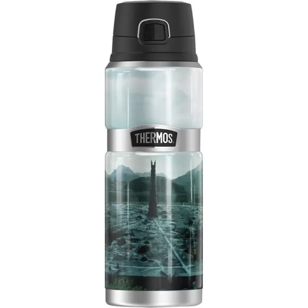 The Lord of The Rings The Mines Of Moria THERMOS STAINLESS KING Stainless Steel Drink Bottle Vacuum insulated amp Double Wall 24oz24 oz Bottle ISENGARD