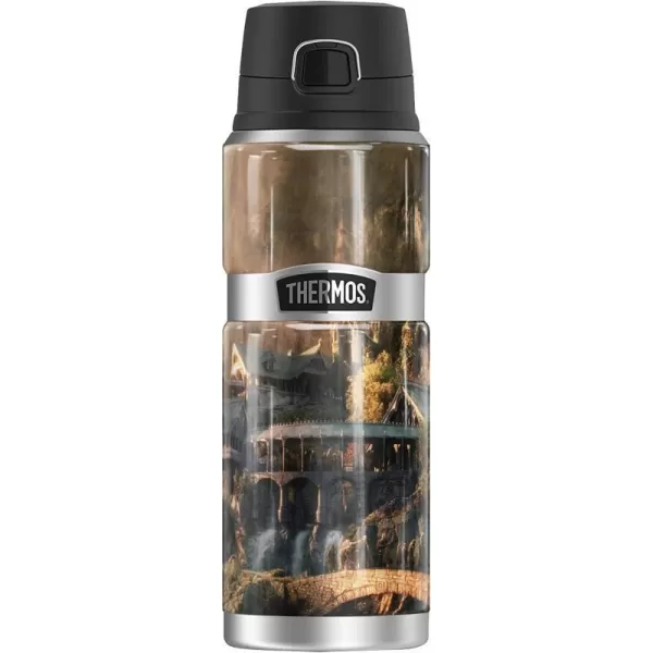 The Lord of The Rings The Mines Of Moria THERMOS STAINLESS KING Stainless Steel Drink Bottle Vacuum insulated amp Double Wall 24oz24 oz Bottle RIVENDELL