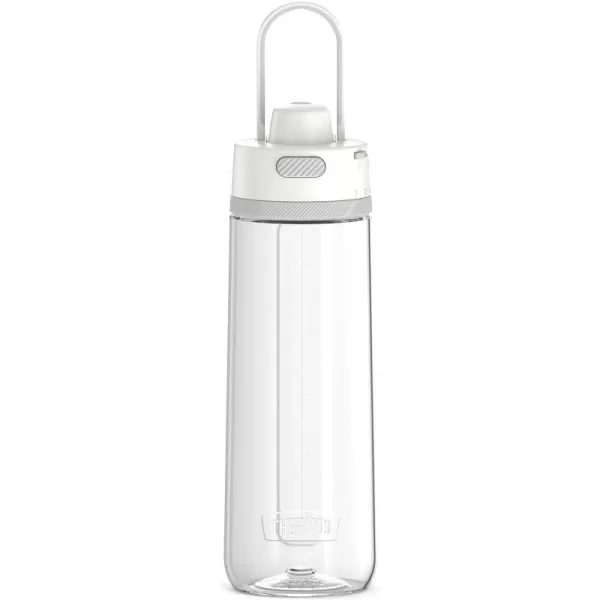 Thermos 24Ounce Guardian VacuumInsulated Hard Plastic Hydration Bottle Sleet White TP4329CL6 THRTP4329CL6Sleet White