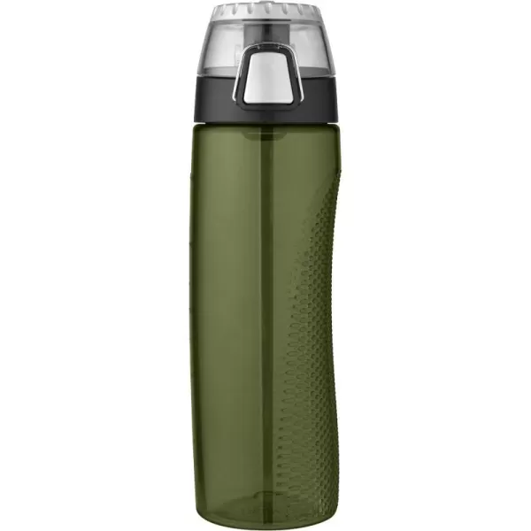 Thermos Intak 24Ounce Tritan Hydration Bottle with Meter Teal One SizeOlive Green