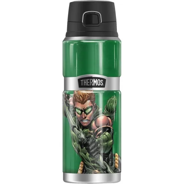 Wonder Woman Character THERMOS STAINLESS KING Stainless Steel Drink Bottle Vacuum insulated amp Double Wall 24oz24 oz Bottle Green Arrow