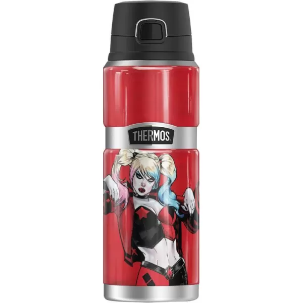 Wonder Woman Character THERMOS STAINLESS KING Stainless Steel Drink Bottle Vacuum insulated amp Double Wall 24oz24 oz Bottle Harley Quinn