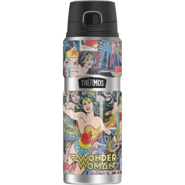 Wonder Woman Collage THERMOS STAINLESS KING Stainless Steel Drink Bottle Vacuum insulated amp Double Wall 24oz24 oz Bottle Collage