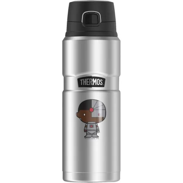 Wonder Woman Cute Chibi THERMOS STAINLESS KING Stainless Steel Drink Bottle Vacuum insulated amp Double Wall 24oz24 oz Bottle Cyborg