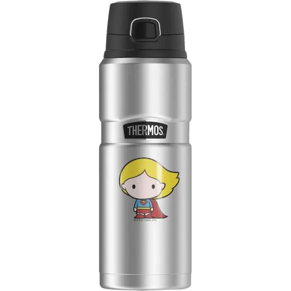 Wonder Woman Cute Chibi THERMOS STAINLESS KING Stainless Steel Drink Bottle Vacuum insulated amp Double Wall 24oz24 oz Bottle Supergirl