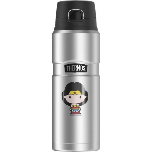 Wonder Woman Cute Chibi THERMOS STAINLESS KING Stainless Steel Drink Bottle Vacuum insulated amp Double Wall 24oz24 oz Bottle Wonder Woman