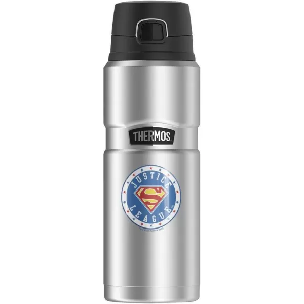 Wonder Woman Wonder Woman Athletic Logo THERMOS STAINLESS KING Stainless Steel Drink Bottle Vacuum insulated amp Double Wall 24oz24 oz Bottle Superman Athletic Logo