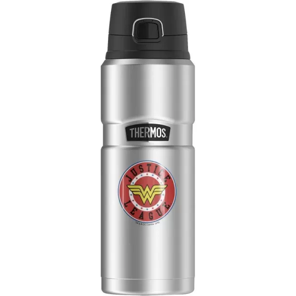 Wonder Woman Wonder Woman Athletic Logo THERMOS STAINLESS KING Stainless Steel Drink Bottle Vacuum insulated amp Double Wall 24oz24 oz Bottle Wonder Woman Athletic Logo