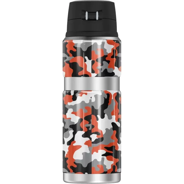 SAM HOUSTON STATE UNIVERSITY OFFICIAL Camo THERMOS STAINLESS KING Stainless Steel Drink Bottle Vacuum insulated ampamp Double Wall 24oz