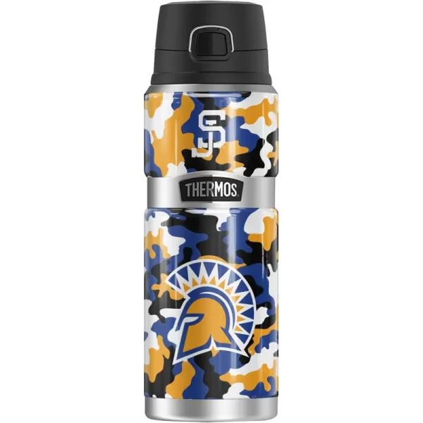 San Jose State University Official Collection THERMOS STAINLESS KING Stainless Steel Drink Bottle Vacuum insulated ampamp Double Wall 24ozSAN JOSE STATE UNIVERSITY