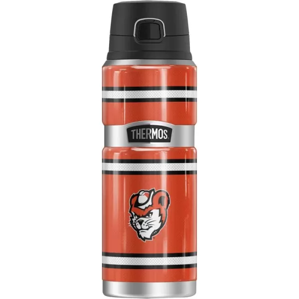 THERMOS SAM HOUSTON STATE UNIVERSITY OFFICIAL Jersey Stripes STAINLESS KING Stainless Steel Drink Bottle Vacuum insulated ampamp Double Wall 24oz