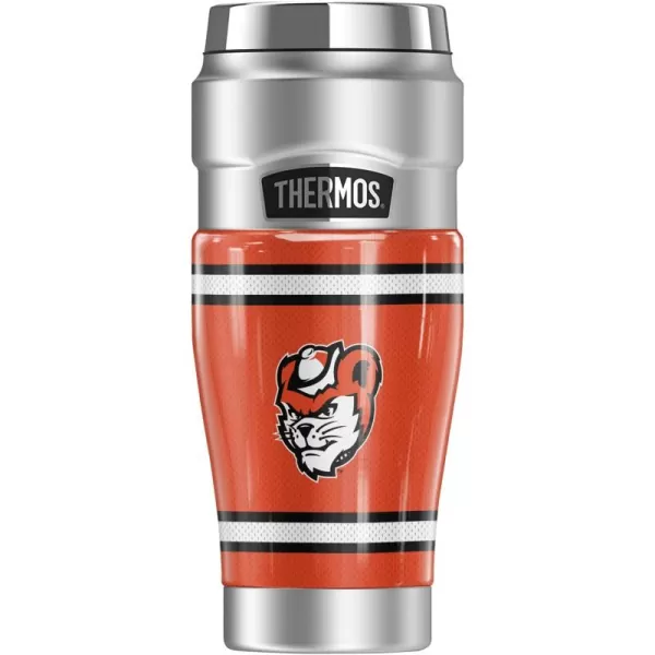 THERMOS SAM HOUSTON STATE UNIVERSITY OFFICIAL Jersey Stripes STAINLESS KING Stainless Steel Travel Tumbler Vacuum insulated ampamp Double Wall 16oz