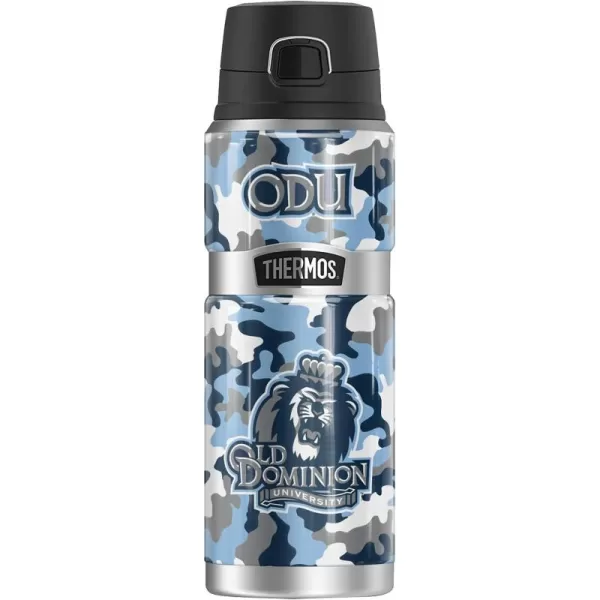 imageOld Dominion University OFFICIAL Camo THERMOS STAINLESS KING Stainless Steel Drink Bottle Vacuum insulated ampamp Double Wall 24oz