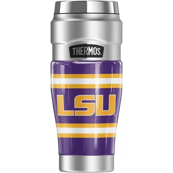 imageTHERMOS LSU Tigers Eye of the Tiger STAINLESS KING Stainless Steel Travel Tumbler Vacuum insulated ampamp Double Wall 16ozLOUSIANA STATE UNIVERSITY CLASSIC LOGO