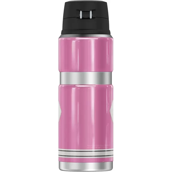 imagePower Rangers Blue Ranger Emblem THERMOS STAINLESS KING Stainless Steel Drink Bottle Vacuum insulated ampamp Double Wall 24ozPINK RANGER EMBLEM