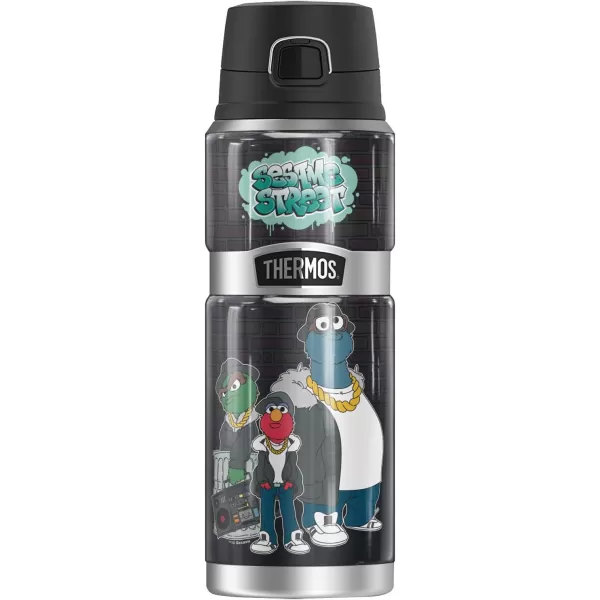 imageSesame Street Urban Elmo Graffiti THERMOS STAINLESS KING Stainless Steel Drink Bottle Vacuum insulated ampamp Double Wall 24ozCharacter Group