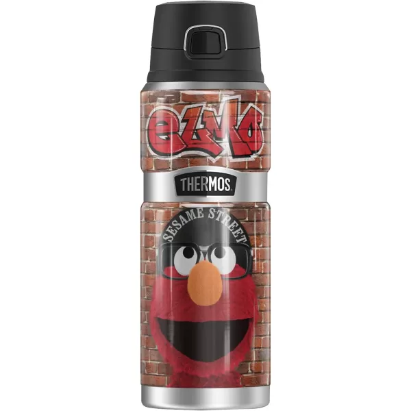 imageSesame Street Urban Elmo Graffiti THERMOS STAINLESS KING Stainless Steel Drink Bottle Vacuum insulated ampamp Double Wall 24ozElmo Graffiti