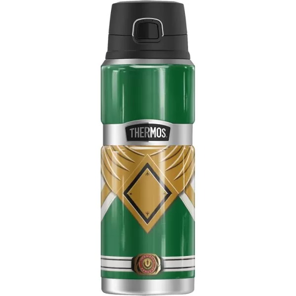 imagePower Rangers Green Ranger THERMOS STAINLESS KING Stainless Steel Drink Bottle Vacuum insulated ampamp Double Wall 24oz